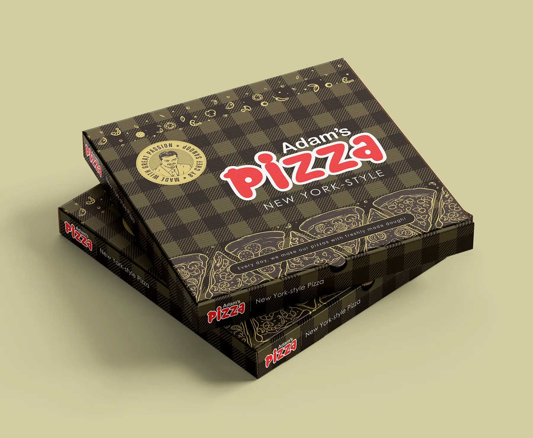 Pizza Box Mockup